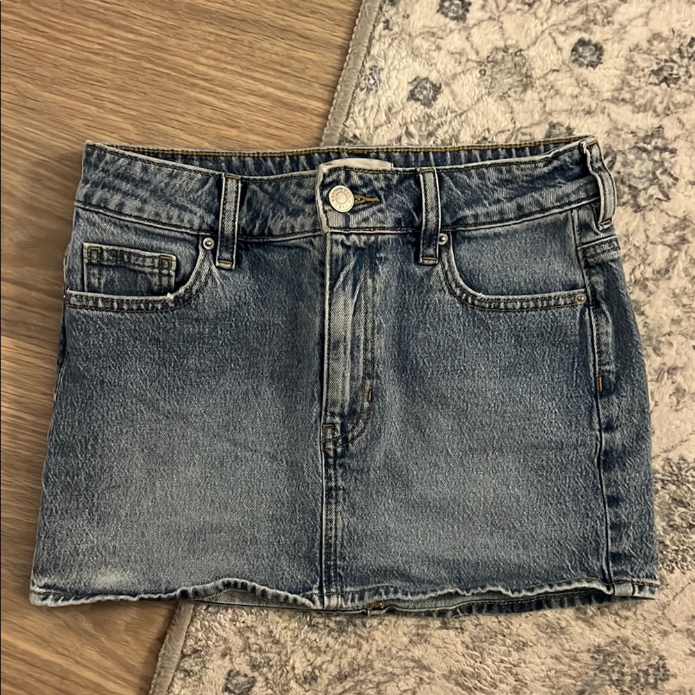 PacSun Blue Denim Skirt